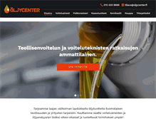 Tablet Screenshot of oljycenter.fi